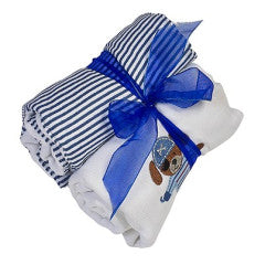 Pirate Dog Double Burp Cloth Gift Set (CLEARANCE)