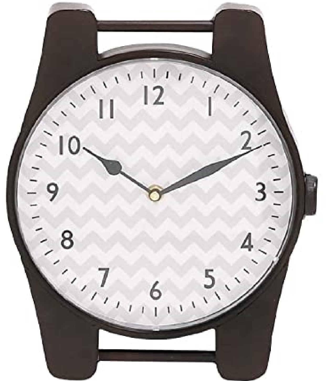 Metal Desk Clock, 10''W, 12''H (CLEARANCE)