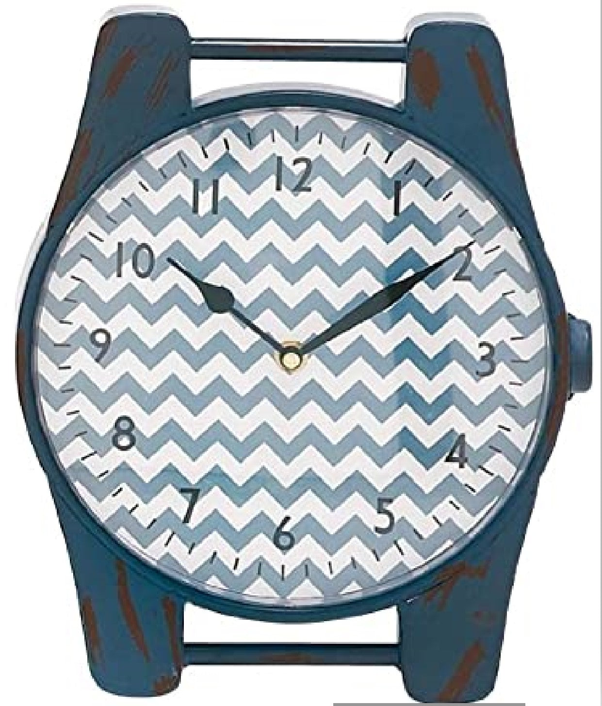 Metal Desk Clock, 10''W, 12''H (CLEARANCE)