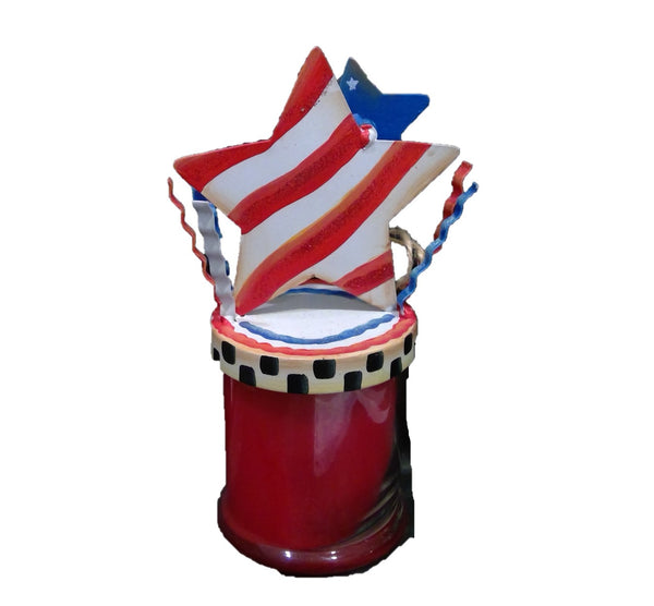 Double Star Flag Candle (CLEARANCE)