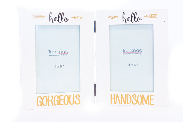 Folding Frame - HELLO GORGEOUS / HANDSOME (CLEARANCE)