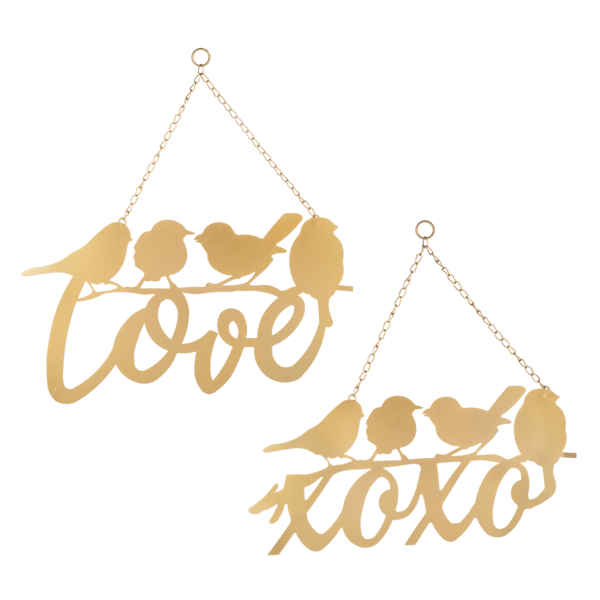 Gold Silhouette Wall Décor (CLEARANCE)