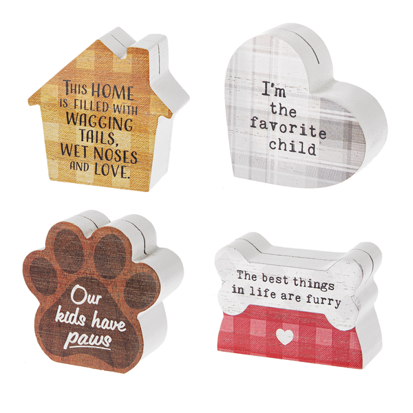 Pet Parent Block Signs (CLEARANCE)