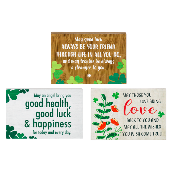 Irish Blessing Block Talk