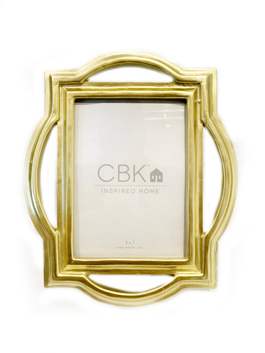 Gold Geometric 5x7 Frame (CLEARANCE)
