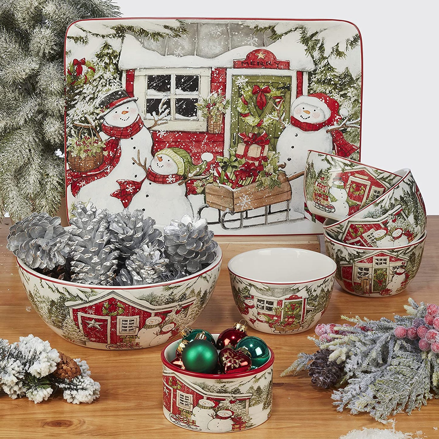 Snowman's Farmhouse Tableware