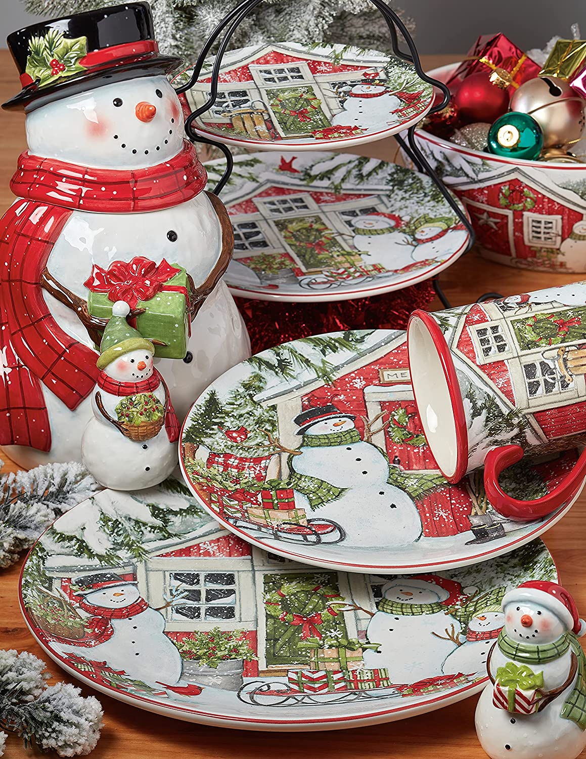 Snowman's Farmhouse Tableware
