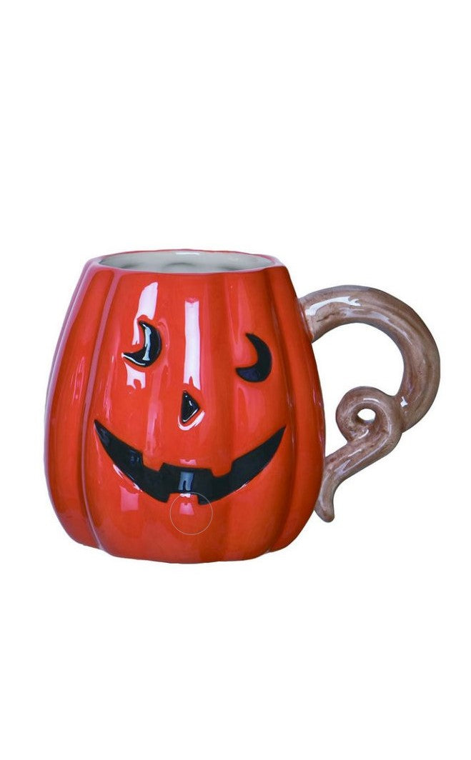 Ceramic Jack-o-Lantern Mug (CLEARANCE)