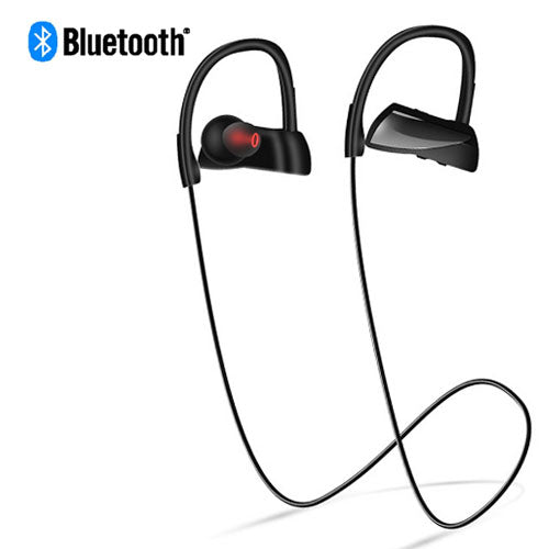 Waterproof Wireless BT Earphones - BLACK