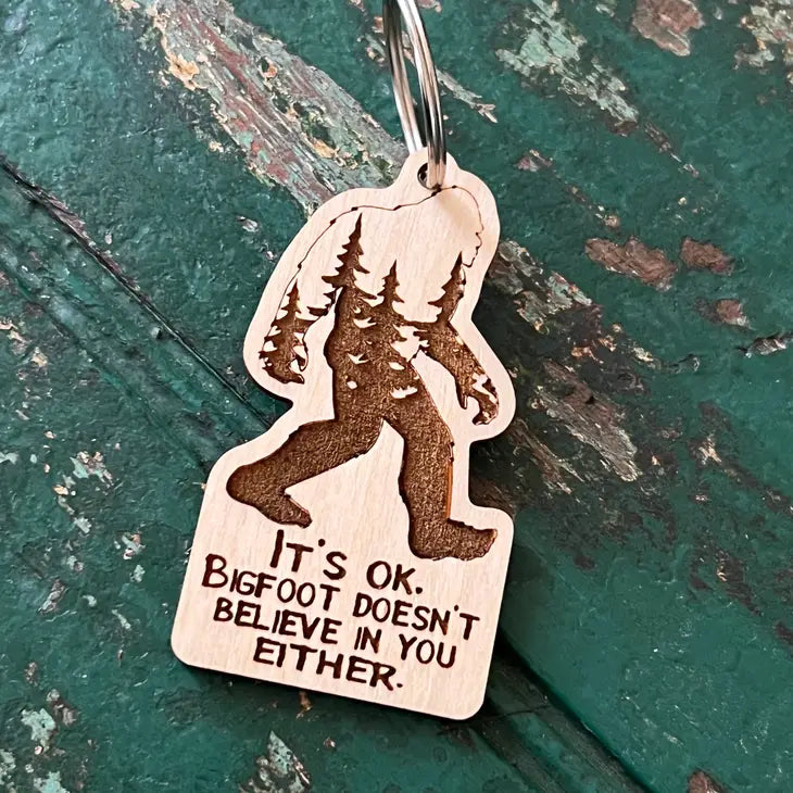 Wooden Engraved Keychain