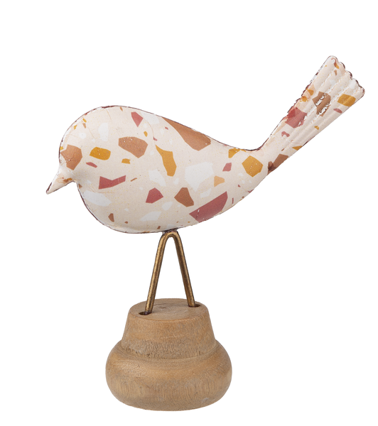 Terrazzo Bird on Stand