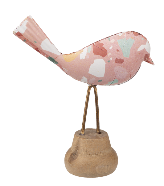 Terrazzo Bird on Stand