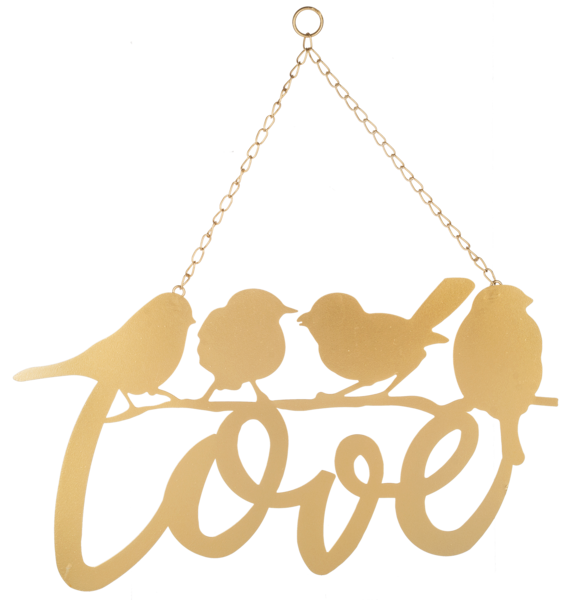 Gold Silhouette Wall Décor (CLEARANCE)