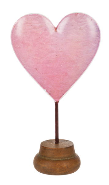 Watercolor Heart on Stand