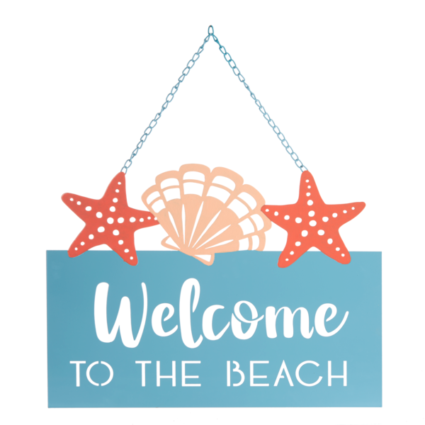 Laser Cut Beach Wall Sign