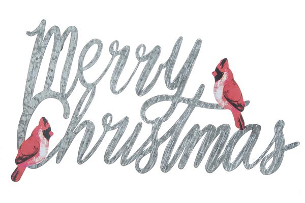 Cardinal Holiday Wall Sign (CLEARANCE)