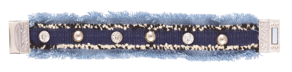 Denim Cuff Bracelet