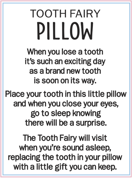 Tooth Fairy Pillow (CLEARANCE)