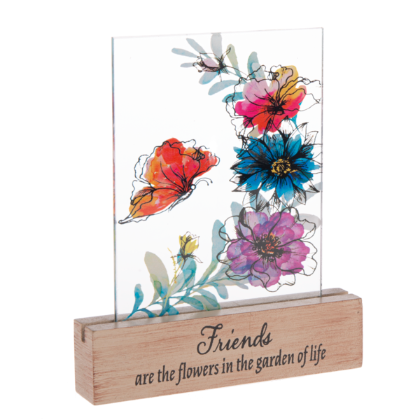 Floral Desk Plaque