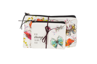 Modern Florals Zipper Bag (CLEARANCE)