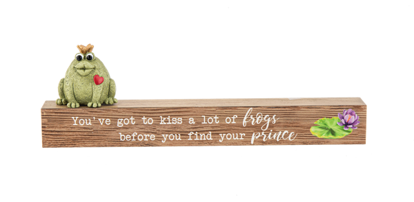 Kissy Face Frog Shelfsitter (CLEARANCE)