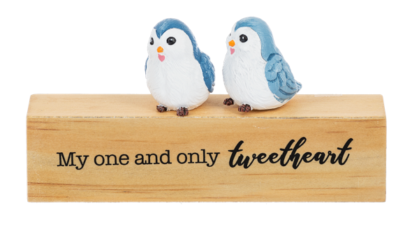 Tweetheart Lovebird Shelfsitter (CLEARANCE)