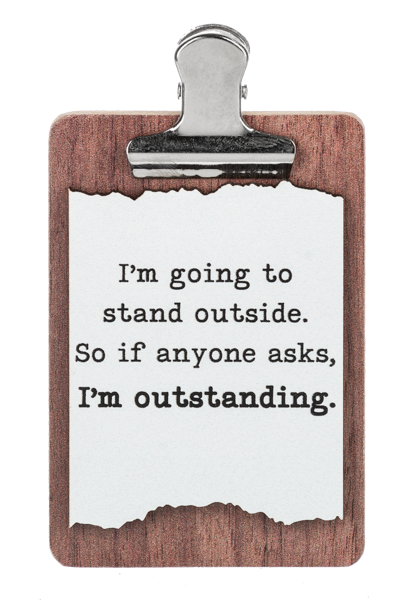 Office Talk Mini Clipboard