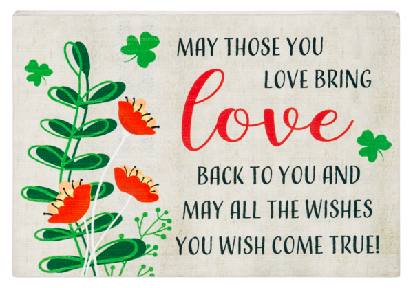 Irish Blessing Block Talk