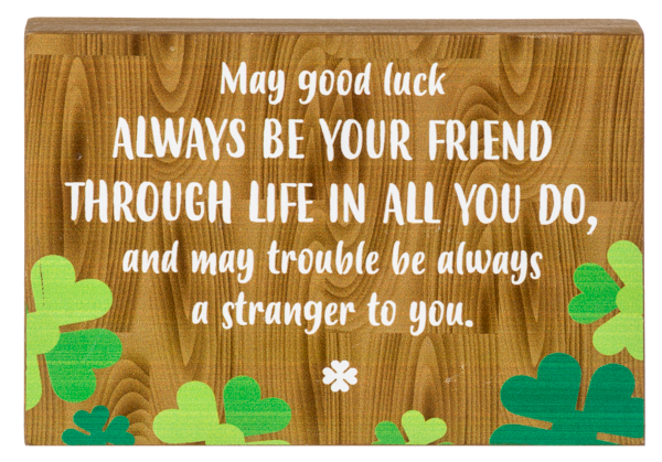 Irish Blessing Block Talk