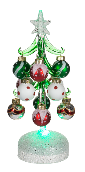 Light Up Tree with Ornaments