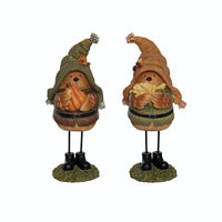 Burlap Hat Bird Sitter