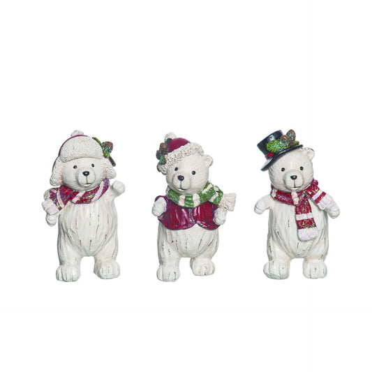 Resin Polar Bear Figure