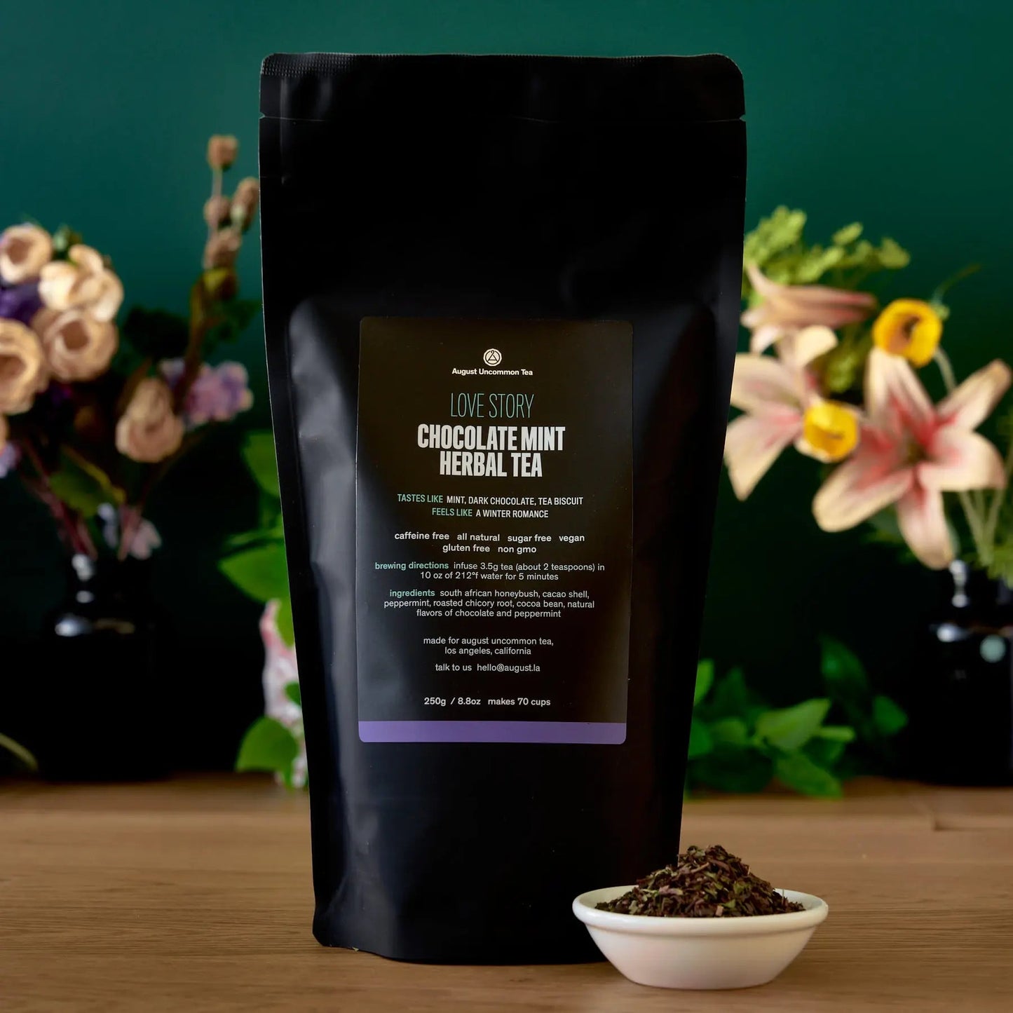 Love Story - Chocolate Mint Herbal Tea (Caffeine Free)