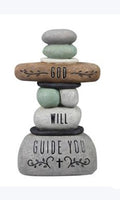 Resin Stacked Rocks Decor