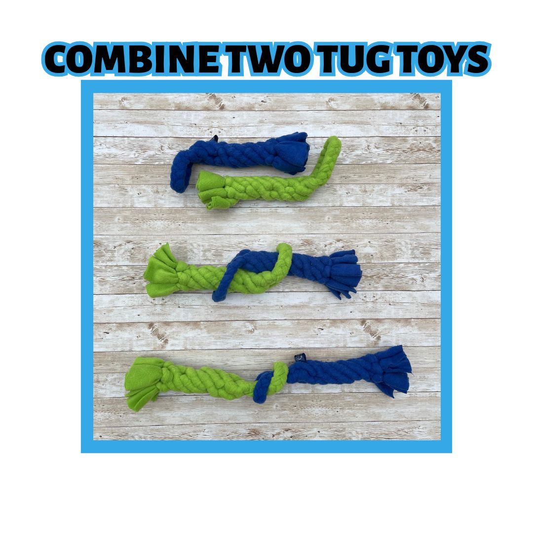 Chelsy’s Toys Patented Fleece Tug Toy – Interactive Dog Tug Toy for Play, Training & Enrichment