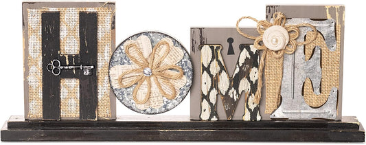Wood/Multi-media Tabletop Sign