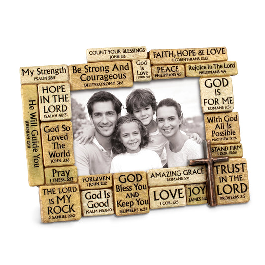 Stacked Stones Photo Frame