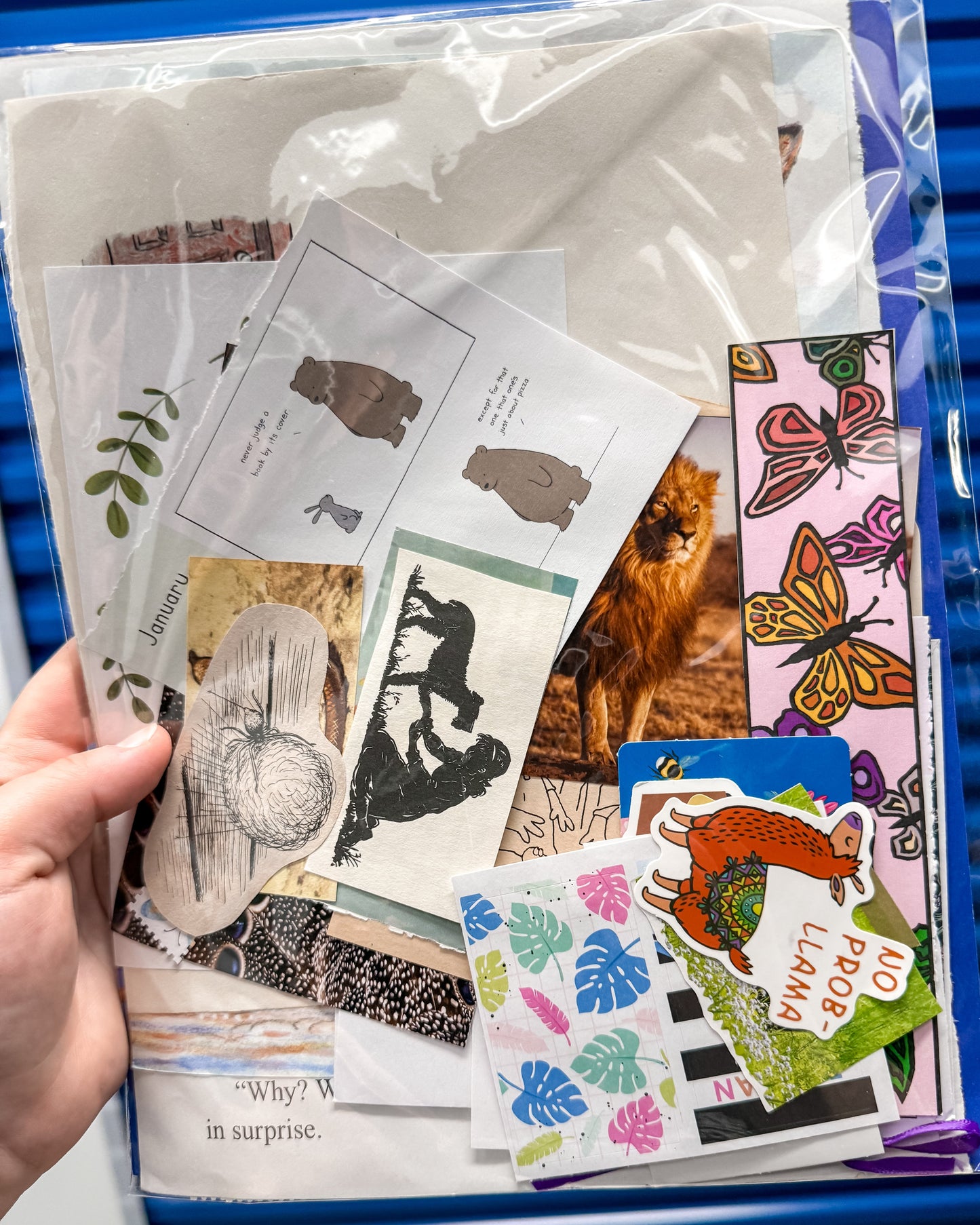 White Rose Recycled: Junk Journal Kit - Animal Themed Kit