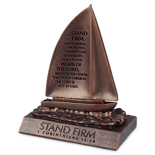STAND FIRM Boat Sculpture