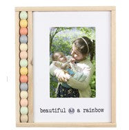 Rainbow Collection Beaded Photo Frame