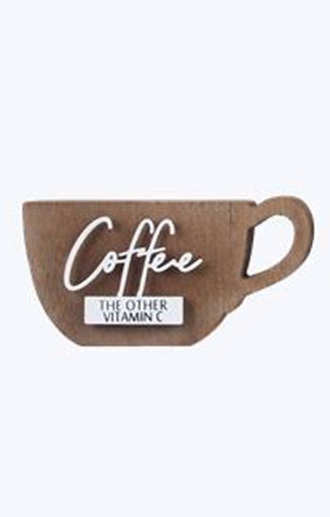 Collection Cup Sign COFFEE Cup Sign – TOI Gifts & More
