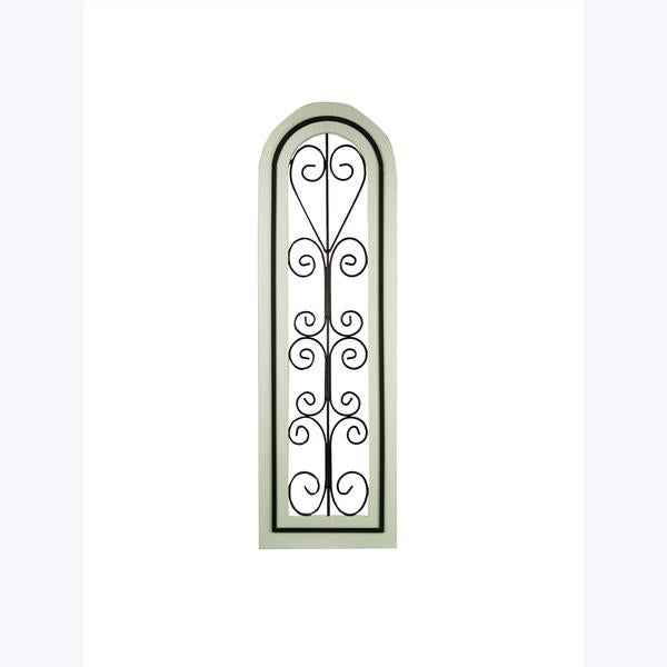 Wood/Metal Scroll Wall Decor