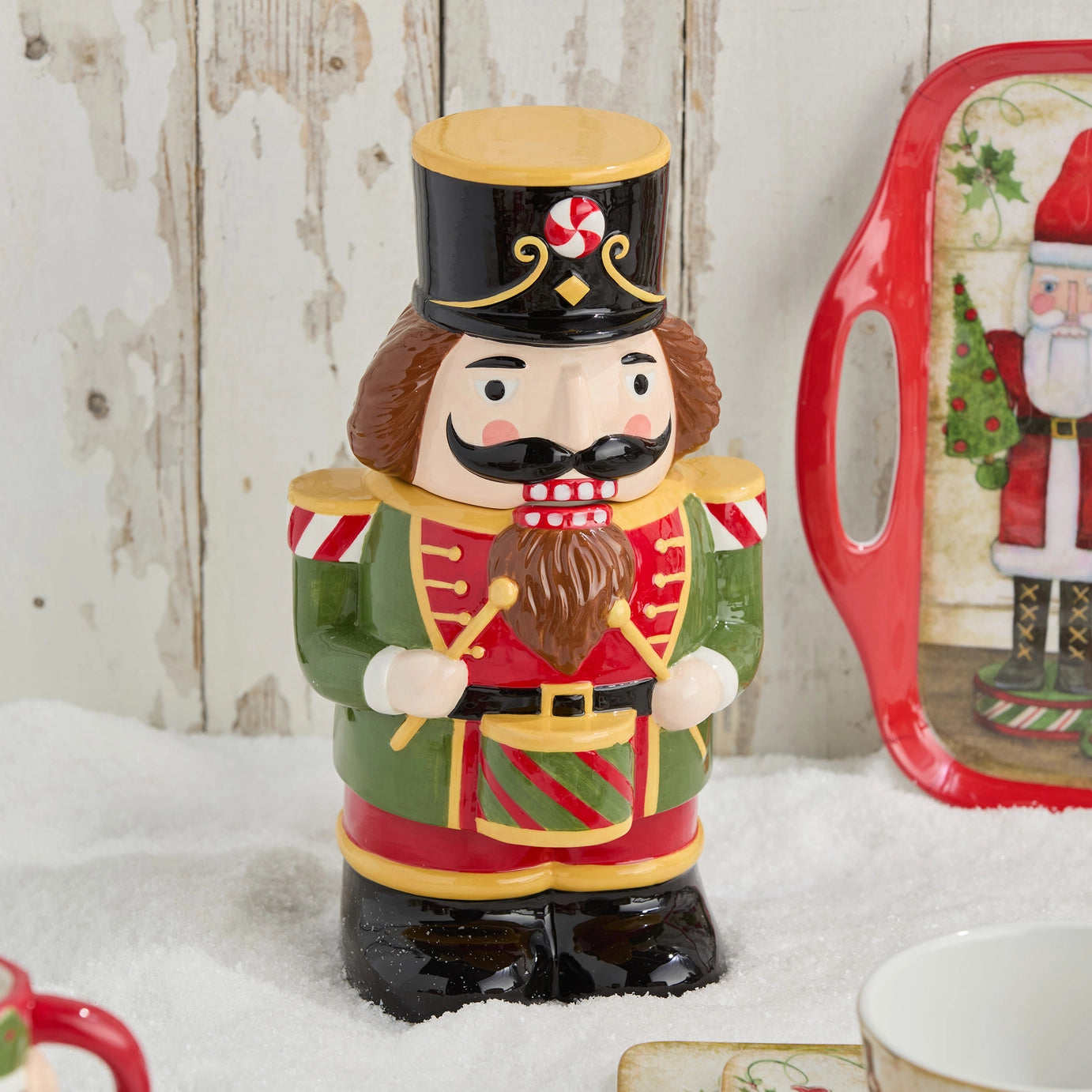Nutcracker Parade 3D Cookie Jar
