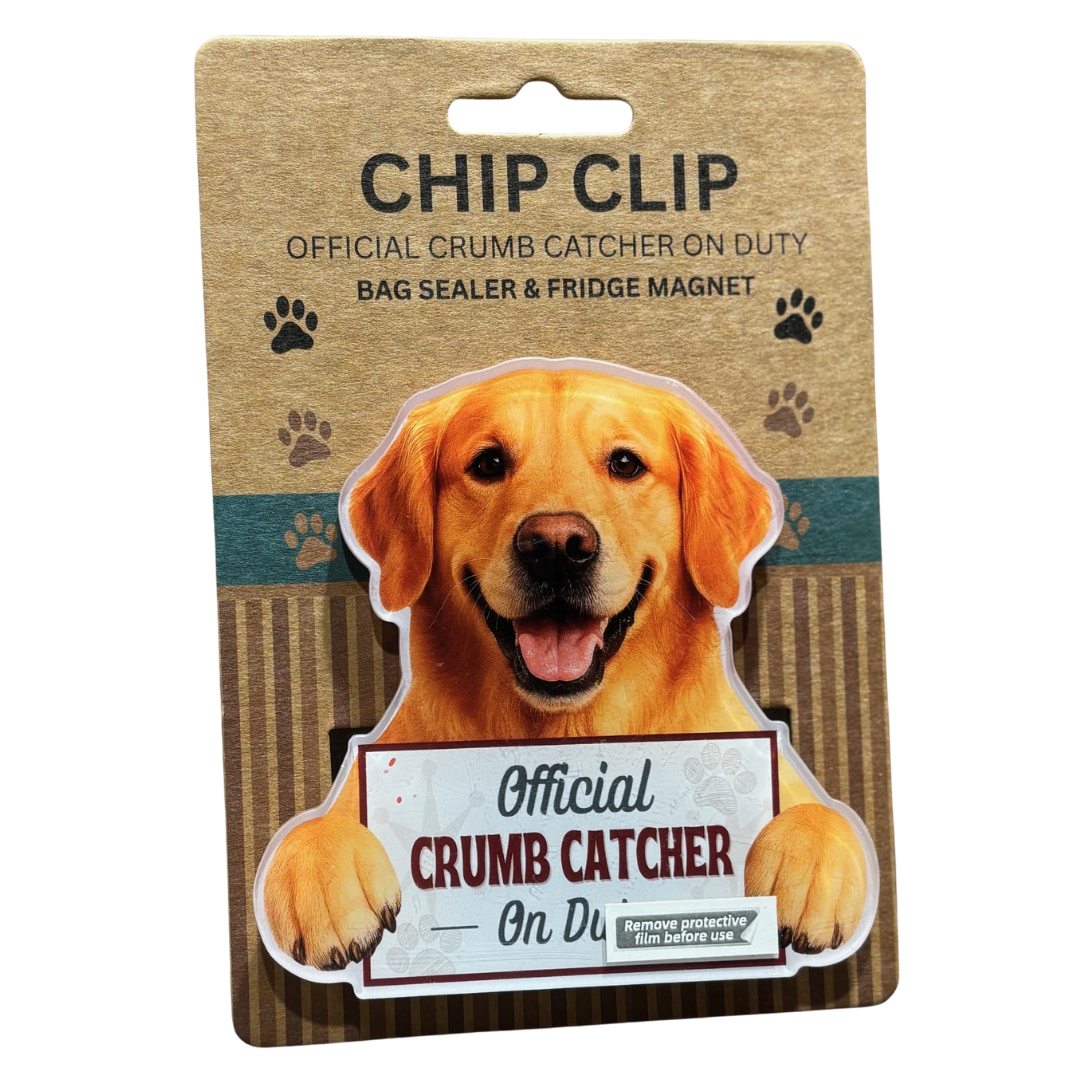 PET LOVERS Chip Clip and Fridge Magnet
