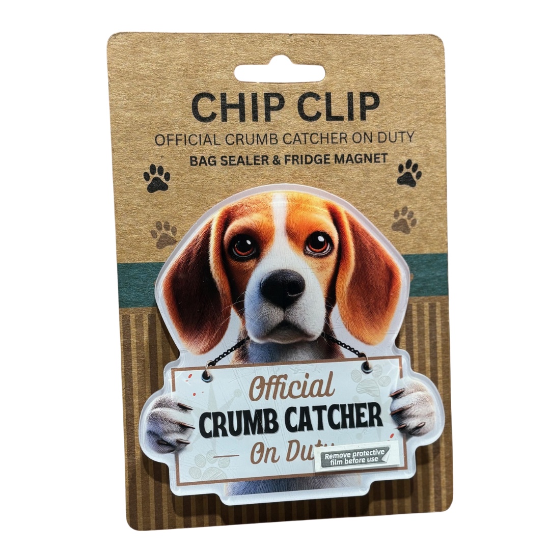 PET LOVERS Chip Clip and Fridge Magnet