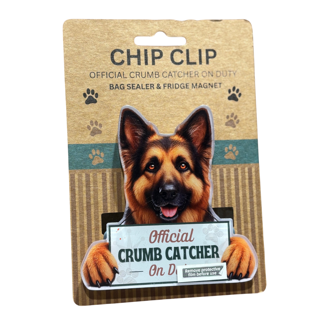PET LOVERS Chip Clip and Fridge Magnet