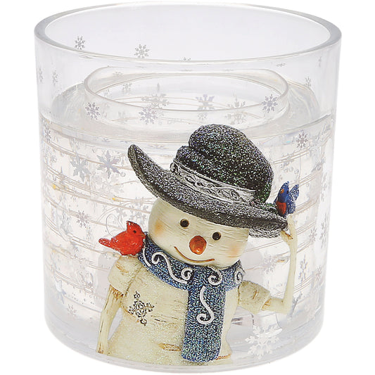 Refillable Soy Wax Candle with LED Lights