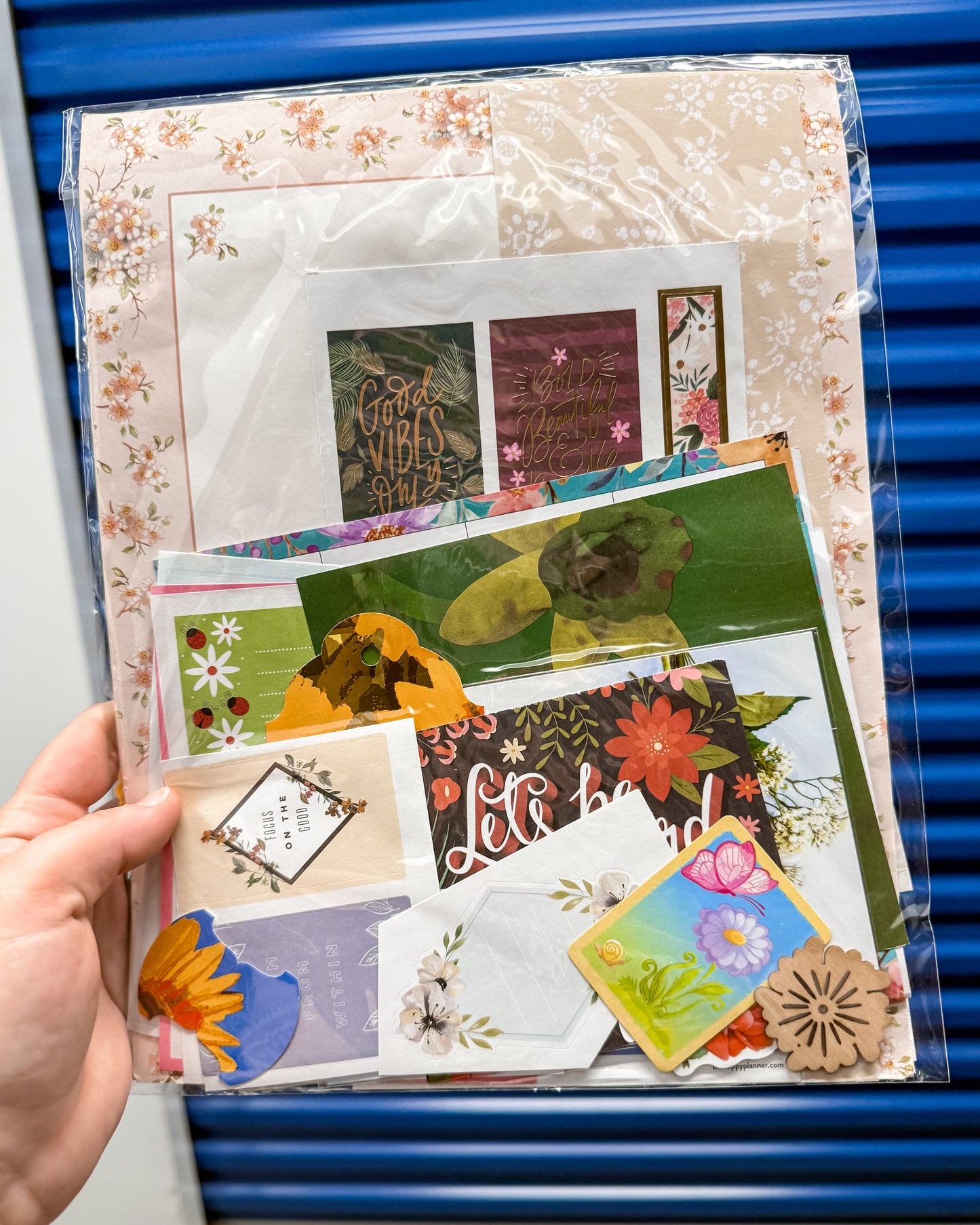White Rose Recycled: Junk Journal Kit - Floral Themed Kit