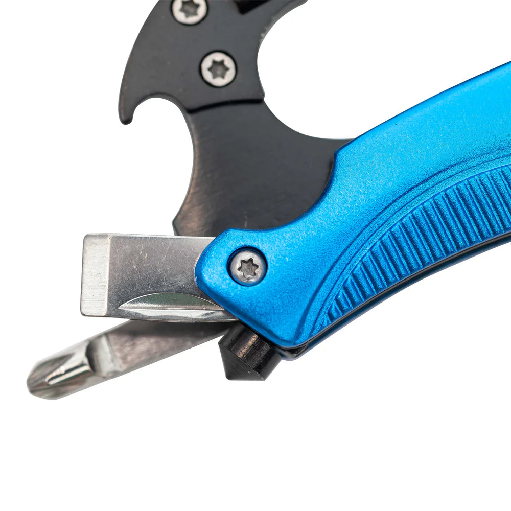 8-in-1 Multi-Tool Climbing Carabiner w/LED