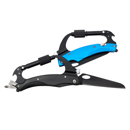 8-in-1 Multi-Tool Climbing Carabiner w/LED